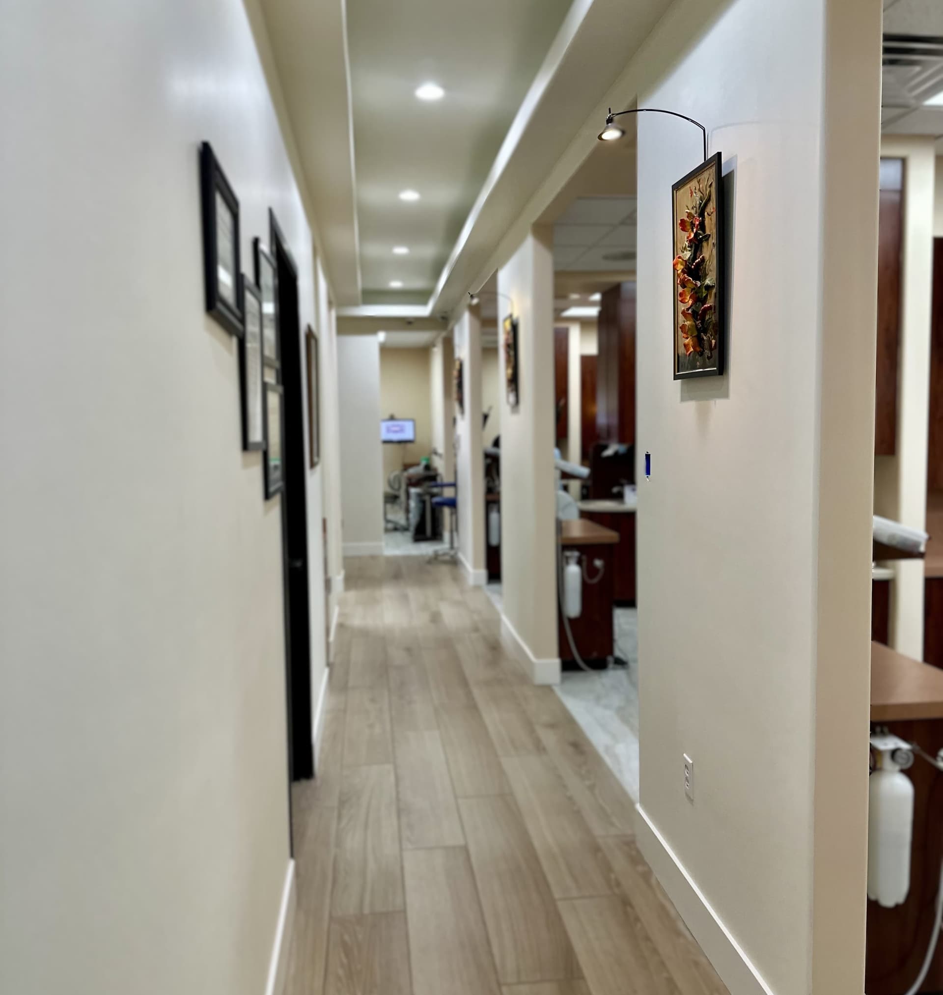 Spreckels Park Dental office hallway